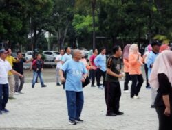 Pemkab Lampung Selatan Kembali Gelar Senam Bersama di Lapangan Korpri