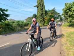 Jaga Kebugaran Semangat Bekerja, Kalapas Kotabumi Beserta Jajaran Olah Raga Sepeda Bersama
