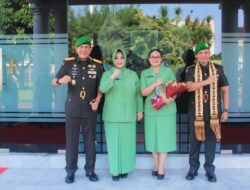 Korem 043/Gatam Gelar Acara Tradisi Penerimaan Warga Baru dan Serah Terima Jabatan