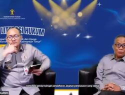 Dorong Ekonomi Kreatif Kaltim, Kanwil Kemenkum Kaltim Gandeng Musisi Nasional Gelar Webinar Melalui Program Inovasi Pojok Literasi Hukum