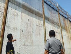 Tingkatkan Kewaspadaan, Kasi Kamtib Kontrol Area Branggang dan Pagar Ornames Secara Berkala