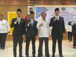 Kalapas Muara Enim Hadiri Serah Terima Jabatan Administrator serta Pengambilan Sumpah dan Pelantikan PNS di Lingkungan Kanwil Ditjenpas Sumsel