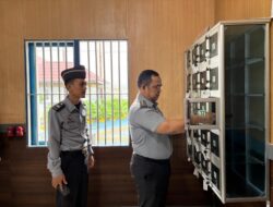 Antisipasi Halinar, Kalapas Kotabumi Himbau Petugas Wajib Menitipkan HP di Loker Penitipan