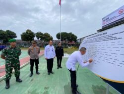Komitmem Bersama, Kalapas Ade Kusmanto Beserta Jajaran Lapas Narkotika Bandar Lampung Laksanakan Deklarasikan Anti Halinar
