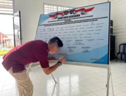 Kalapas Kotabumi Beserta Jajaran Gelar Deklarasikan Anti Halinar dan Pemusnahan Barang Bukti Hasil Sitaan