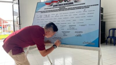 Kalapas Kotabumi Beserta Jajaran Gelar Deklarasikan Anti Halinar dan Pemusnahan Barang Bukti Hasil Sitaan