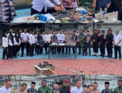 Komitmen Bersih, Rutan Menggala Lakukan Pemusnahan Barang Bukti