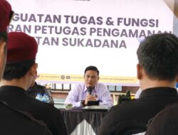 Tekankan Integritas dan Profesionalitas Dalam Pelaksanaan Tugas, Kepala Rutan Sukadana Pimpin Penguatan Tusi Jajaran RUPAM
