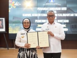 Kepala Kanwil Kemenkum Kaltim dan Pemkot Bontang Lakukan Penandatanganan MoU Untuk Perkuat Sinergi Regulasi Daerah yang Berkualitas