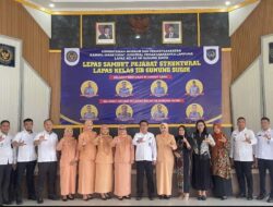 Tangis Haru Lepas Pisah Sambut Pejabat Manajerial Lapas Gunung Sugih