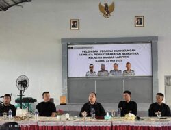 Kepala Lapas Narkotika Kelas IIA Bandar Lampung Pimpin Rapat Dinas Penguatan Tugas dan Fungsi Pengamanan