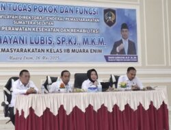 Kepala Lapas Muara Enim Beserta Jajaran Terima Penguatan dari Dirwatkeshab Direktorat Jenderal Pemasyarakatan