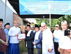 Dari Istana untuk Rakyat, Bupati Egi Salurkan Bantuan Sapi Kurban Presiden