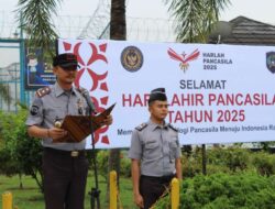 Komitmen Perkokoh Ideologi, Kepala Lapas Muara Enim Pimpin Upacara Peringatan Hari Lahir Pancasila