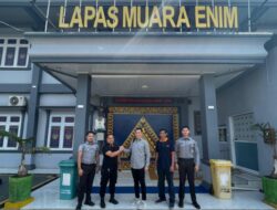Lapas Muara Enim Terima Kunjungan dari Kasat Narkoba Muara Enim
