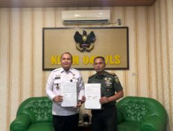 Kepala Lapas Narkotika Bandar Lampung dan Kodim 0421/Lampung Selatan Teken MoU Penguatan Pengamanan
