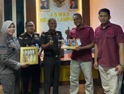 Karutan Azhar Beserta Jajaran Lakukan Audiensi Dengan Aswas Kejati Lampung Sampaikan Terima Kasih Atas Bantuan Hewan Qurban Bagi Warga Binaan
