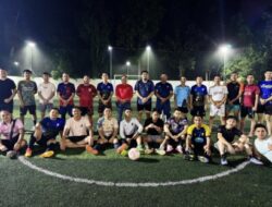 Jalin Kekompakan dan Jaga Kebugaran, Jajaran Lapas Muara Enim Gelar Pertandingan Futsal