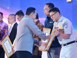 Jasa Raharja Terima Penghargaan dari Kapolri Pada Acara Rakernis Fungsi Lalu Lintas 2025