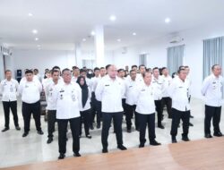 Jajaran Kanwil Kemenkum, Kemen HAM dan Ditjen Imigrasi Babel Ikuti Apel Bersama