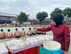 Warga Binaan Lapas Narkotika Bandar Lampung Antusias Ikuti Senam dan Sarapan Pagi Bersama