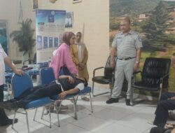 Jasa Raharja Gelar Pelatihan Pertolongan Pertama Gawat Darurat dan Pelayanan Kesehatan Gratis di Pool Bis PO Damri