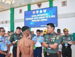 Danrem 043/Gatam Pimpin Sidang Pantukhirda Catar Akademi TNI TA 2025