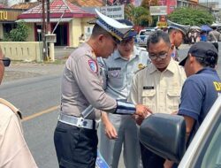 Jasa Raharja Bersama Mitra Laksanakan Operasi Gabungan di Kecamatan Baradatu Way Kanan