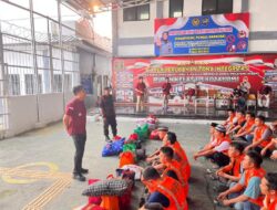 Pastikan Bebas Handphone dan Narkoba, Rutan Kotabumi Pemindahan 163 Narapidana Beresiko Tinggi ke Seluruh UPT Pemasyarakatan di Lampung