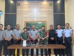 Tak Ditemukan Barang Terlarang, Petugas Rutan Kelas I Bandar Lampung Razia Insidentil Kamar Hunian Warga Binaan