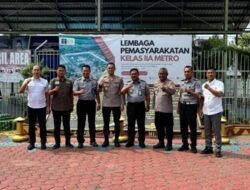 Kepala Lapas Metro Perkuat Sinergi Pengamanan Dengan Polres Metro