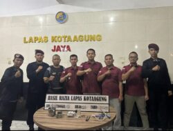 Upaya Deteksi Dini Pastikan Bebas Halinar, Lapas Kotaagung Gelar Penggeledahan Kamar Hunian