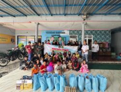 Kalapas Ike Rahmawati Beserta Jajaran Lapas Kelas I Bandar Lampung Berbagi Kasih Dengan Anak-Anak di Yayasan Bussaina