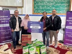 Gebyar Berbagi Muharram 1447H, Karyawan XLSMART Salurkan Santunan di Sumatera