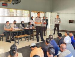 Dukung Program Rehabilitasi Pemasyarakatan, Lapas Kelas I Bandar Lampung Gelar Skrining Napza