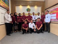 Kepala Rutan Menggala Terima Kunjungan Monev dari Kabid Pelayanan dan Pembinaan Kanwil Ditjenpas Lampung