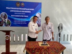 Kalapas Gowim Mahali Resmi Membuka Pelatihan Keterampilan Kerja Bagi Warga Binaan Lapas Brebes