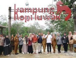 Bentuk MPIG di Kukar, Kanwil Kemenkum Kaltim Tinjau Lokasi Perkebunan Kopi Prangat