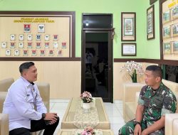 Bangun Sinergi Bersama APH, Kepala Rutan Sukadana Lakukan Kunjungan ke Kodim 0429/Lampung Timur