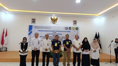 Laksanakan Penandatanganan Kerja Sama dan Pembukaan Pelatihan, Lapas Serang Bekali Warga Binaan Dengan Keterampilan Produktif