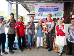 Pertamina Salurkan Bantuan Kemanusiaan Untuk Korban Kebakaran Kelurahan 1 Ulu Palembang