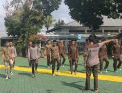 Warga Binaan Lapas Kelas I Bandar Lampung Rutin Ikuti Kegiatan Pramuka di Lapangan Apel