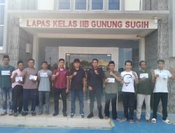 Hirup Udara Bebas, Delapan Orang Narapidana Lapas Gunung Sugih Mendapatkan Amnesti