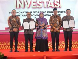 Sah ! Bank Lampung Tandatangani PKS KUB Dengan Bank Jatim