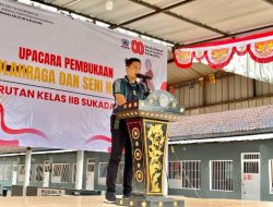 Sambut HUT RI ke-80, Karutan Sukadana Pimpin Upacara Pembukaan Pekan Olahraga dan Seni Narapidana