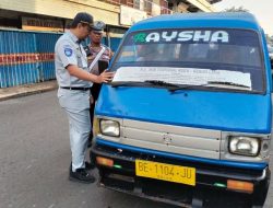 Jasa Raharja Bersama Mitra Gelar Operasi Gabungan Dalam Upaya Penertiban Administrasi Jasa Angkutan Desa Kotabumi