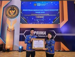 Kanwil Ditjenim Lampung Berhasil Raih Penghargaan Rakor Dukman 2025