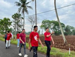 Karutan Farizal Pimpin Jalan Sehat, Kobarkan Semangat Kemerdekaan di Rutan Sukadana