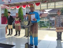 Kepala Rutan Kelas I Bandar Lampung Pimpin Upacara HUT RI Ke-80 dan Penyerahan Remisi Umum 2025