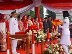 Upacara HUT ke-80 RI di Provinsi  Lampung Berlangsung Khidmat, Gubernur Ajak Masyarakat Lampung Jadi Pelaku Utama Pembangunan